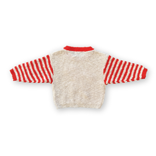Candy Cane Christmas Jumper - Rosso