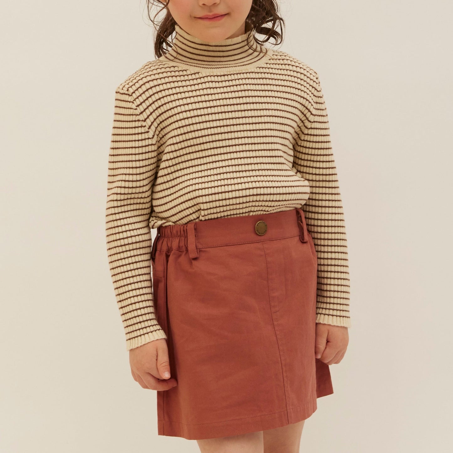 Knit T10 High Neck - Brown