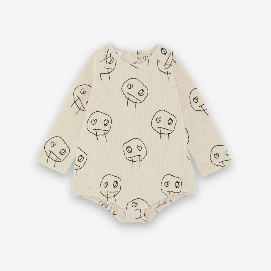 FREDS FACE CORD BABY LONGSLEEVE BODYSUIT [Another Fox] – anoko.
