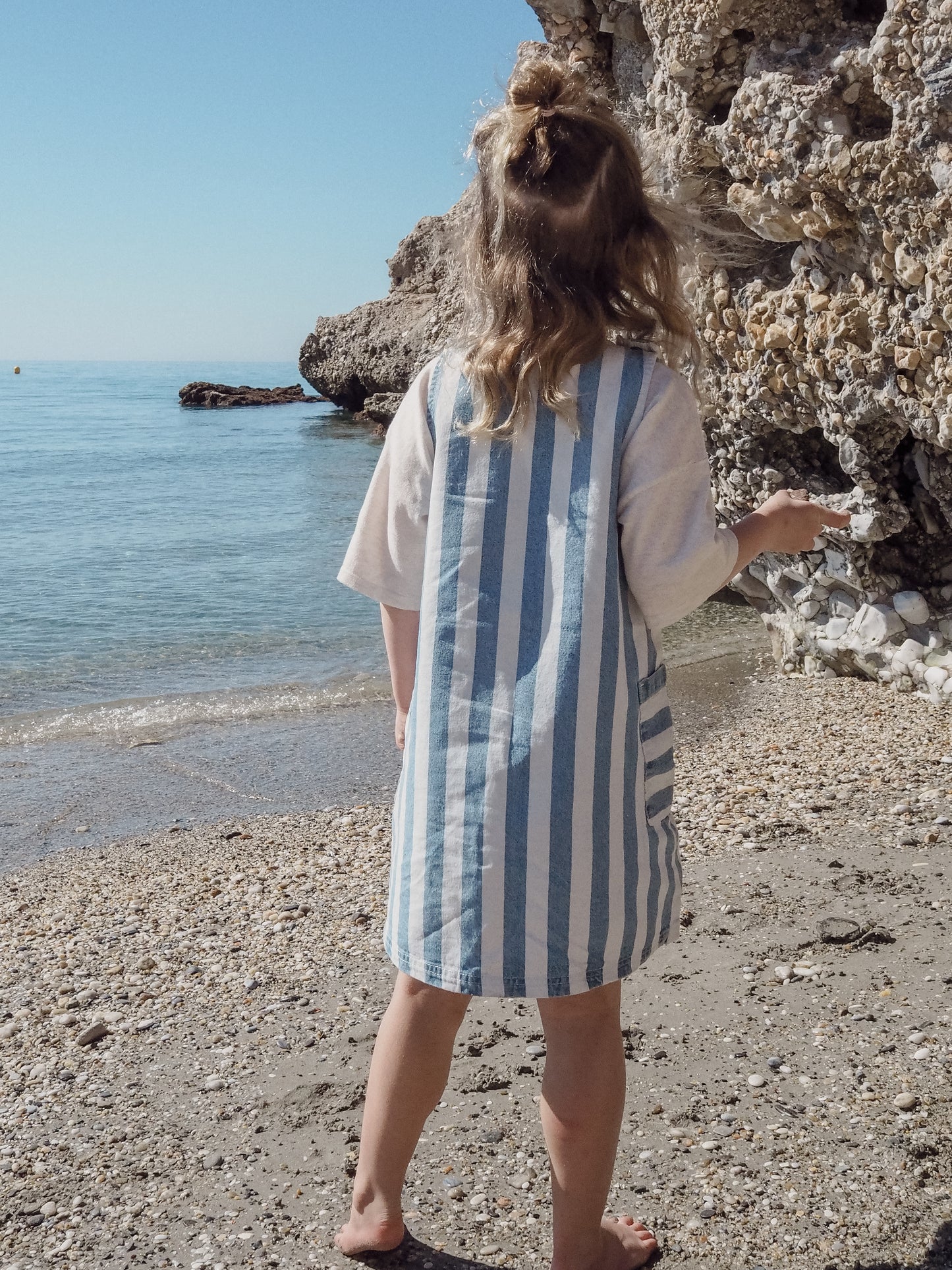 DENIM STRIPE DRESS