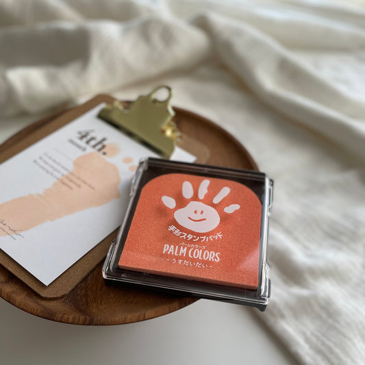 stamp pad (orange) / palm colors