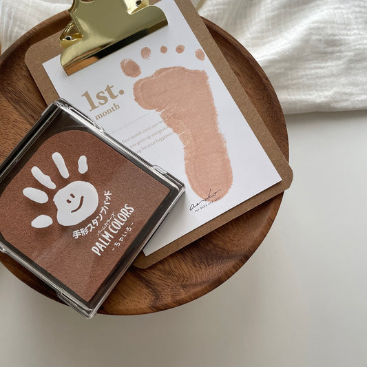 stamp pad (brown) / palm colors