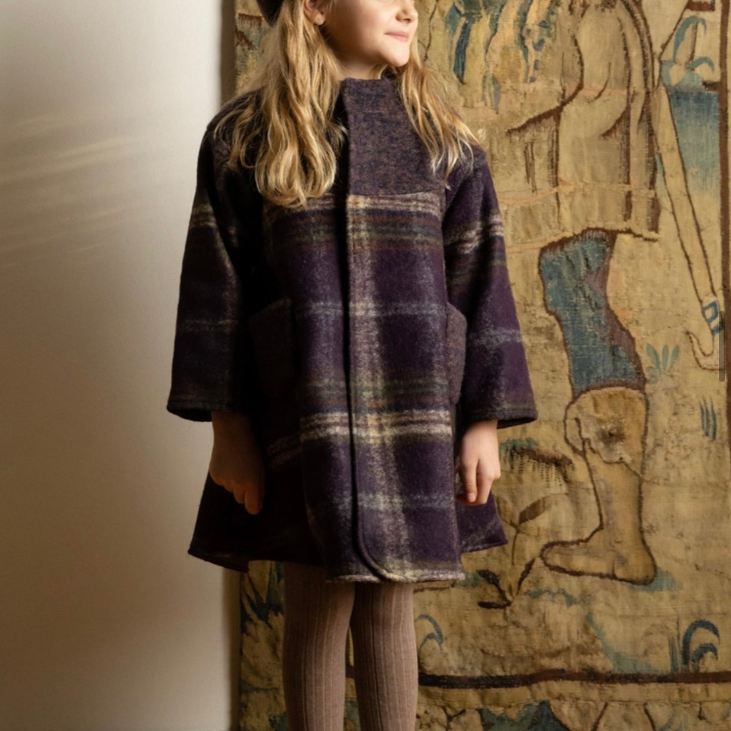 Bell Coat / brown check