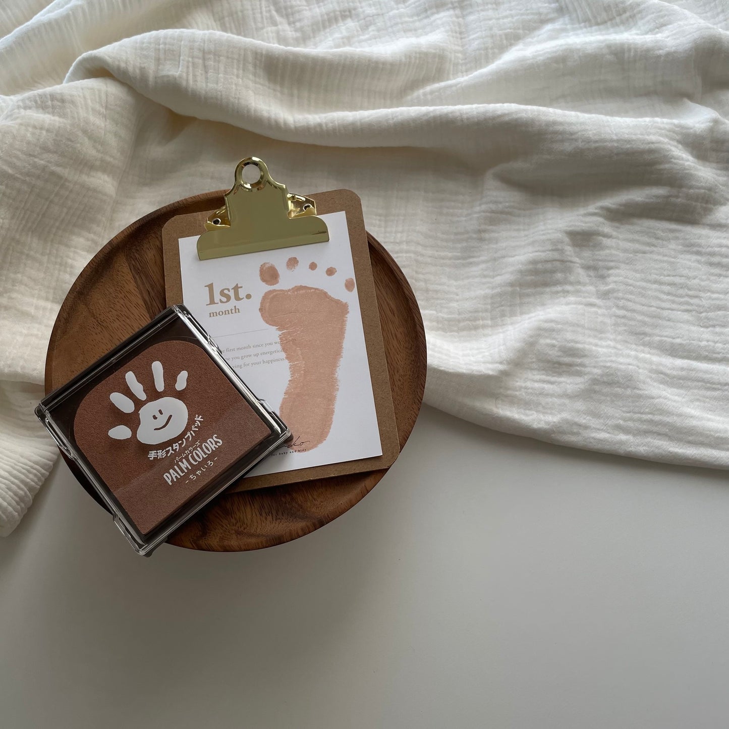 stamp pad (brown) / palm colors