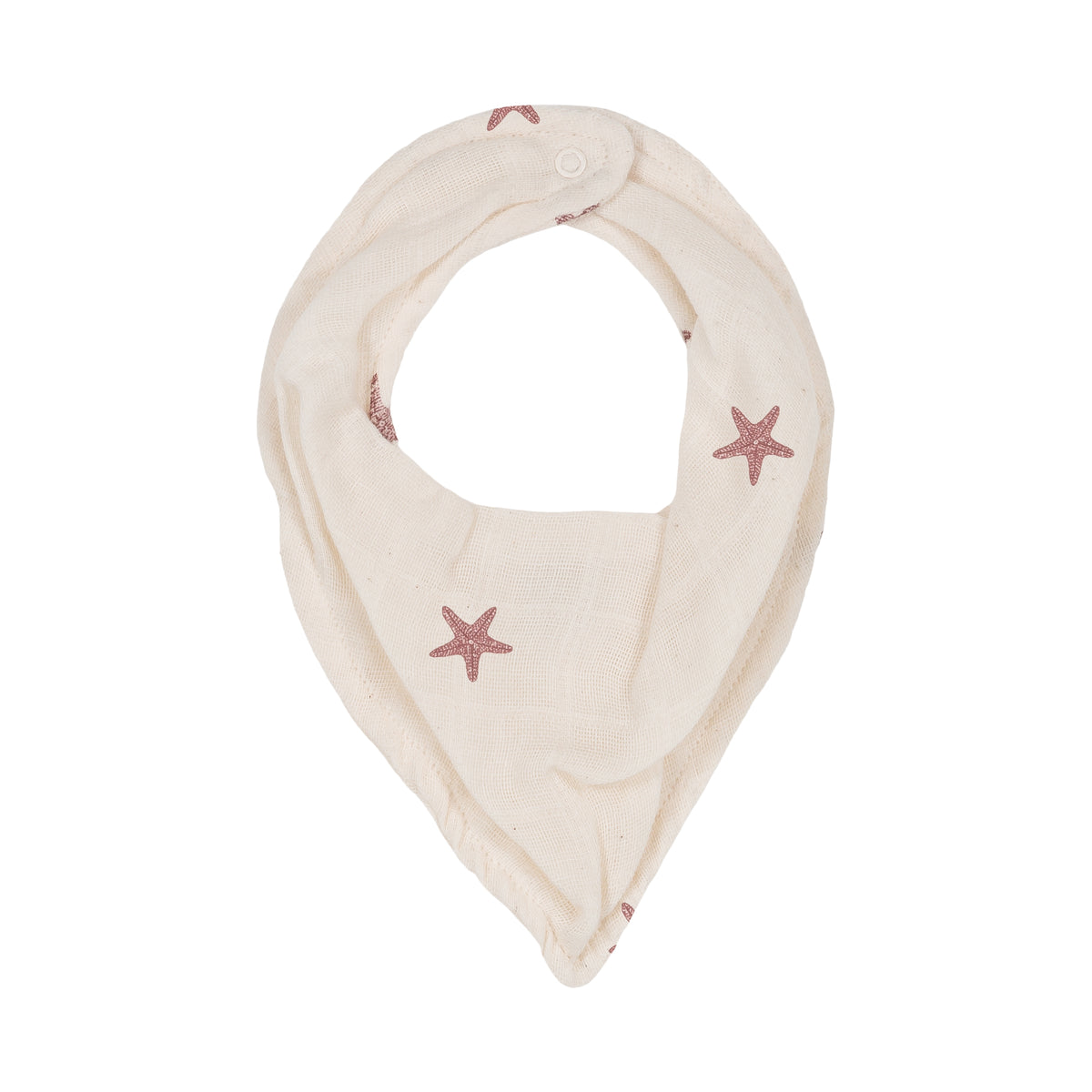 BANDANA BIB ABEL / ecru-starfish