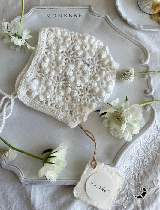 handmade bonnet / indy pink