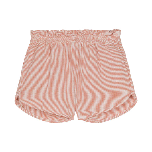SHORTS GEORGETTE / orange stripes