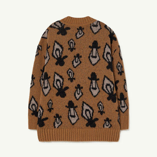 Brown Racoon Cardigan