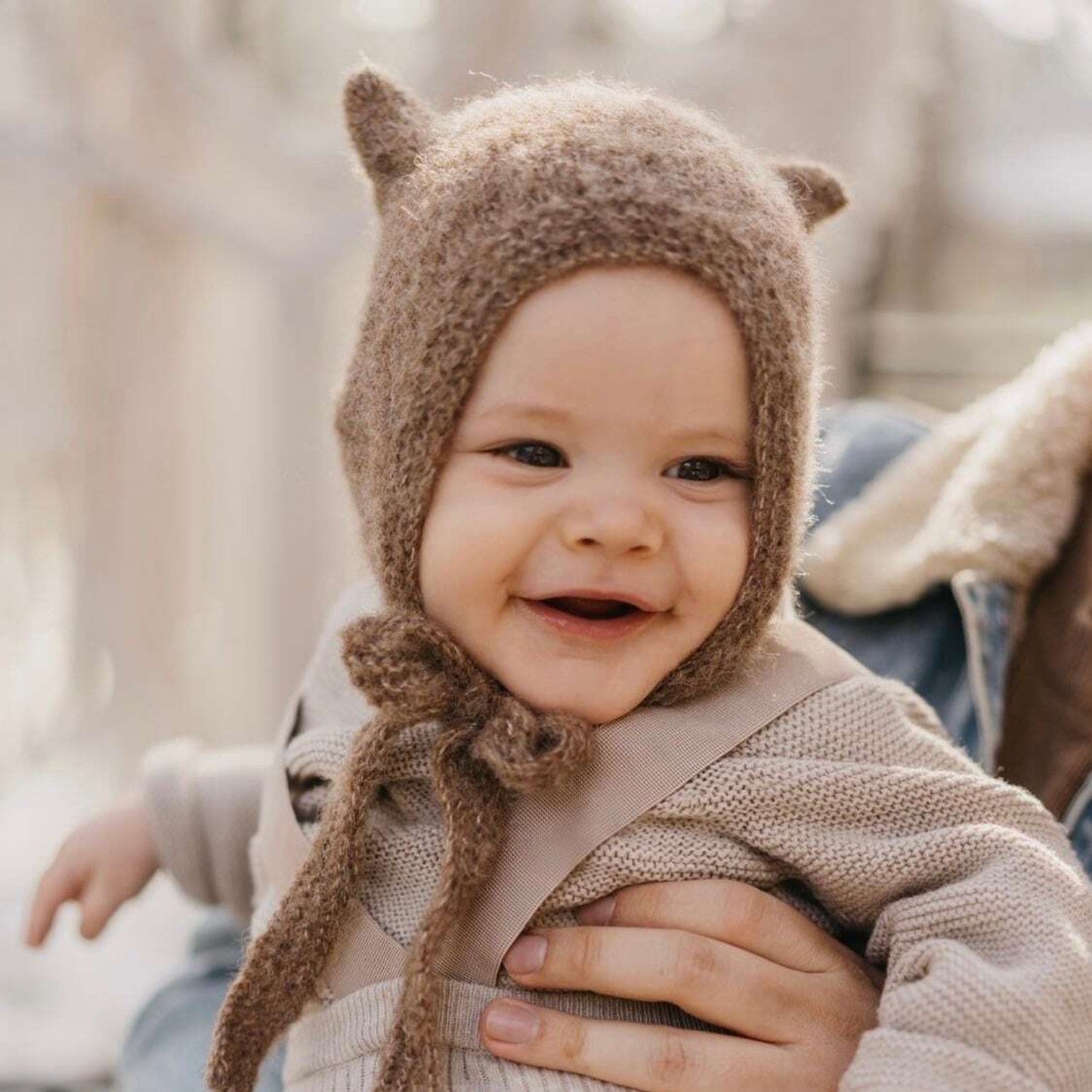 kitty hat / brown