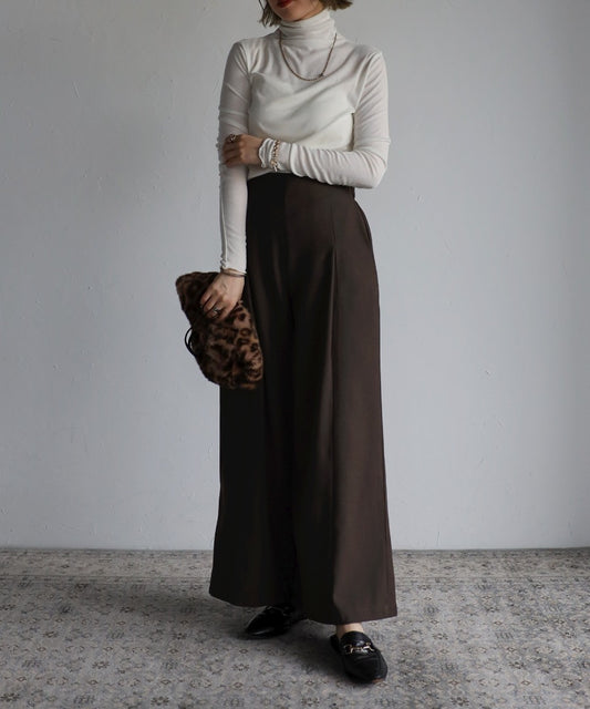 sheer turtle pullover / off-white