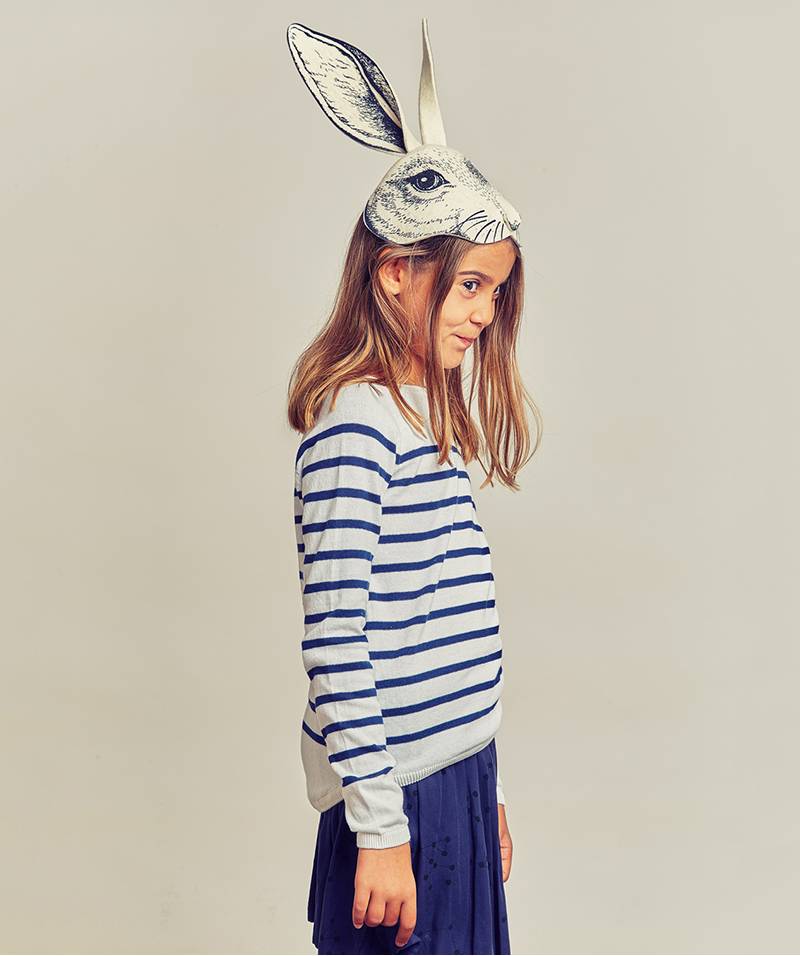 rabbit headdress / black