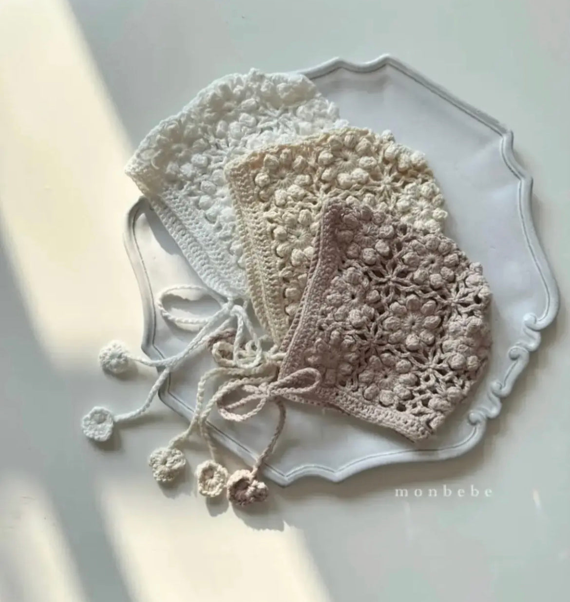 handmade bonnet / cream