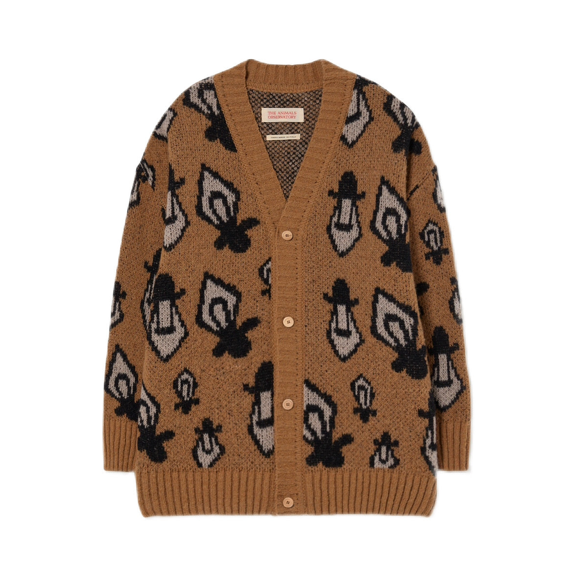 Brown Racoon Cardigan