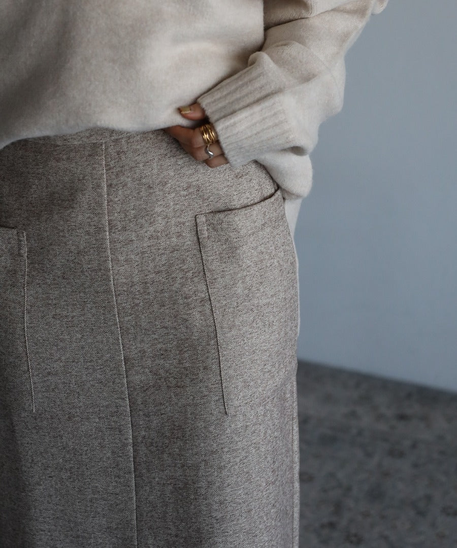 double pocket tight skirt
