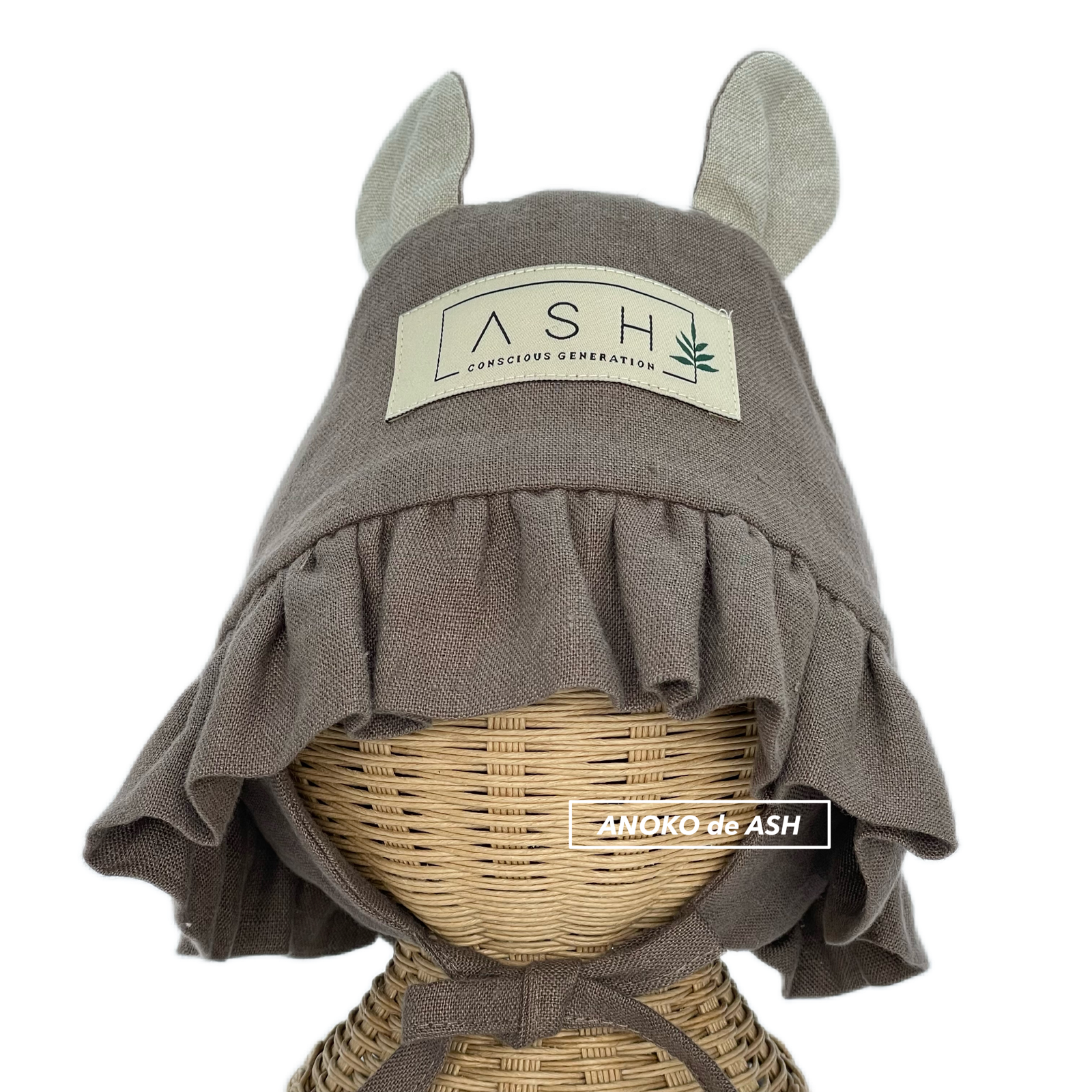 ash generation bear hat wavy 47cm-