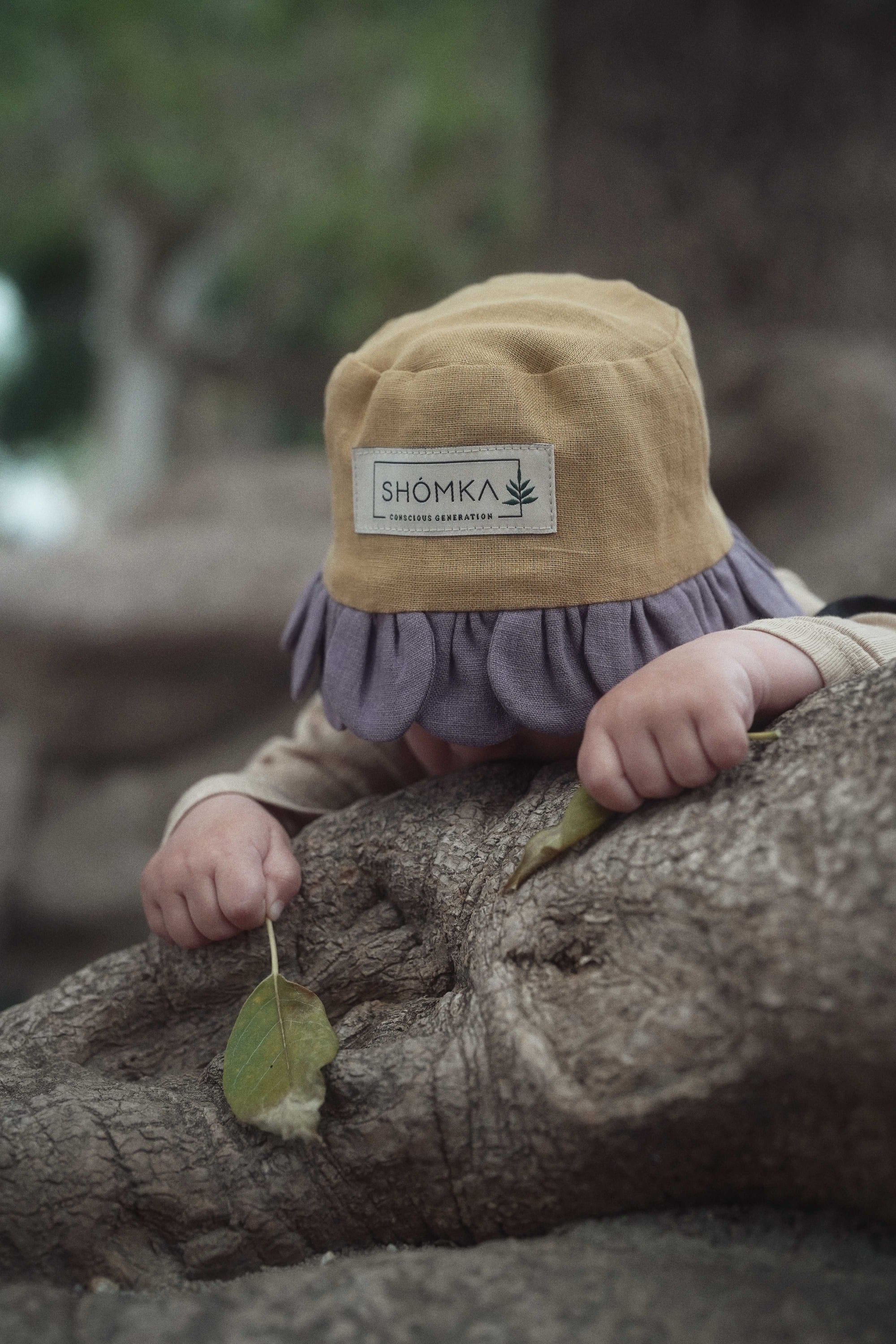 【オーダー会】'PANSY' LINEN FLOWER HAT [SHOMKA] 【2026年5月下旬以降順次発送】