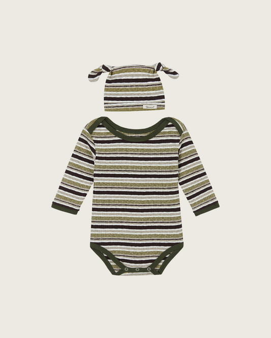 Forest ST Baby Suit Set - Khaki  [Doucement] (25AW)【2025年10月下旬以降お届け予定】