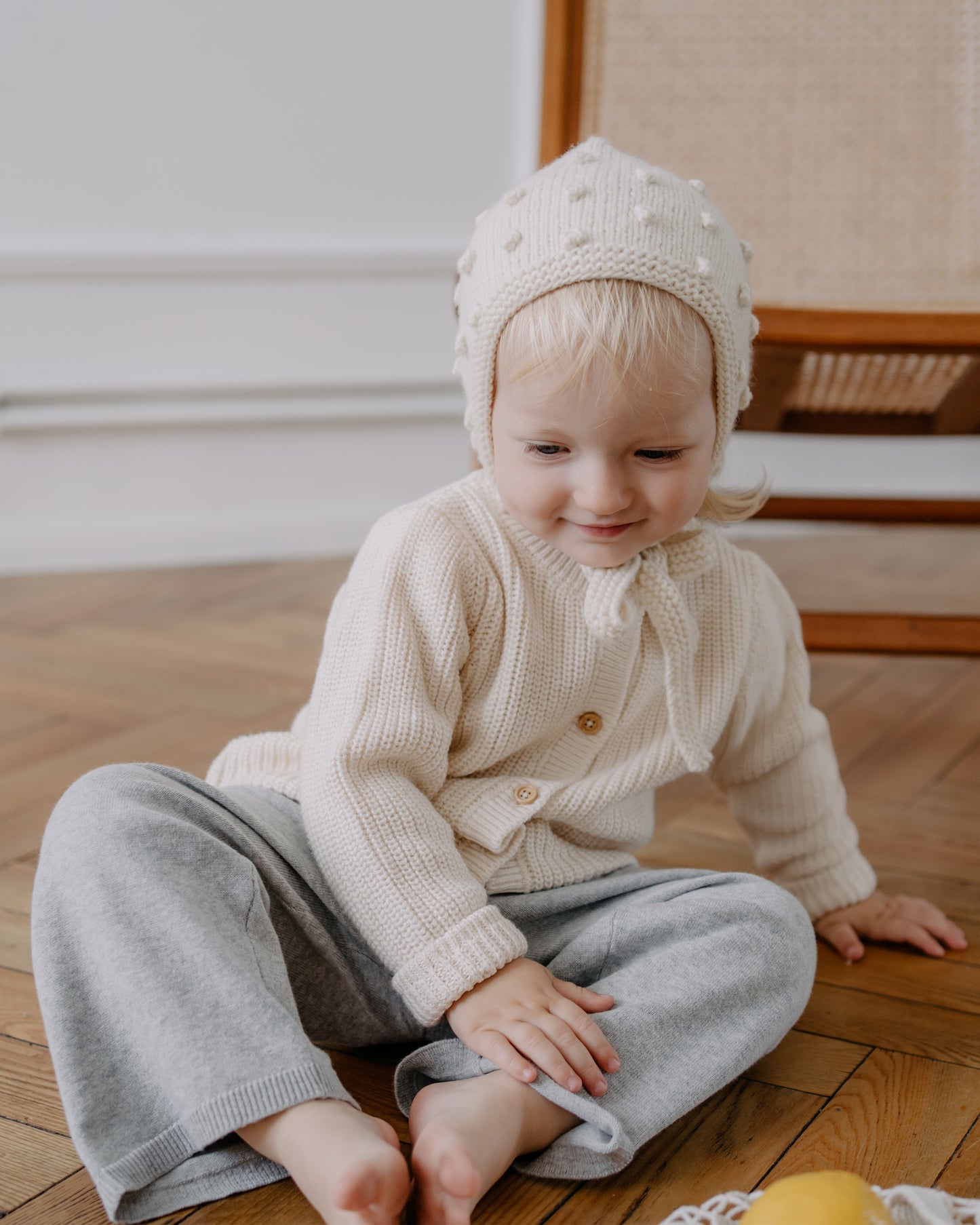 【オーダー会】 Raindrop Bonnet - Off White  [GANG OF KIDS / ギャングオブキッズ] 【2025年11月中旬頃発送予定】