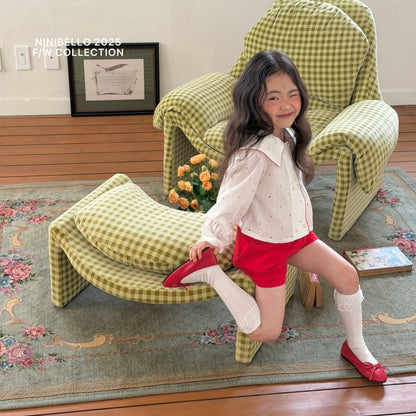 【予約販売】Spring pin coat blouse [NINIBELLO] (26SS)【2026年2月下旬以降順次発送】