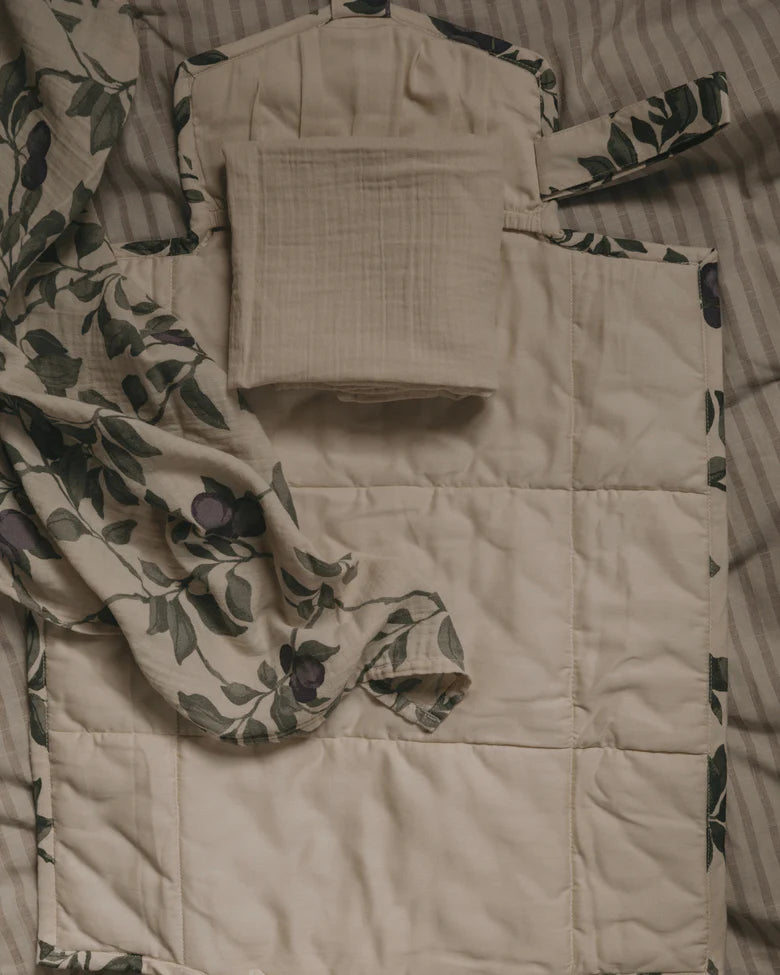 Muslin Swaddle Blanket - PLUM [garbo&friends]