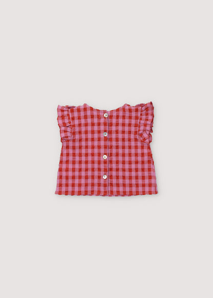 Iris Baby Blouse - Hibiscus [The new society] (25SS)