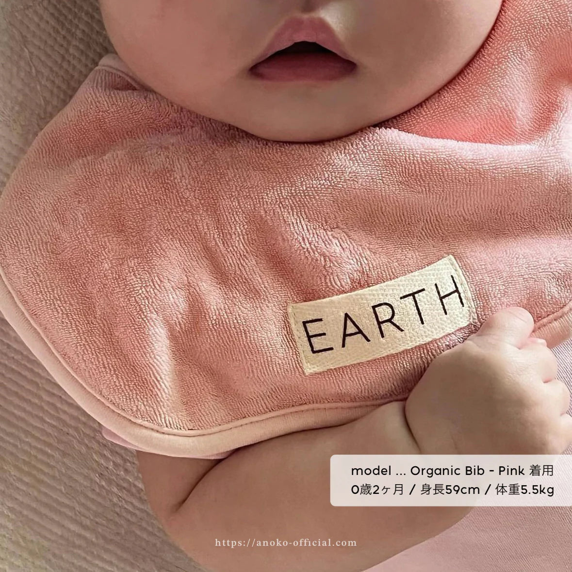 Organic Bib - Sage Green [EARTH THE ARCHIVE] (26AW)