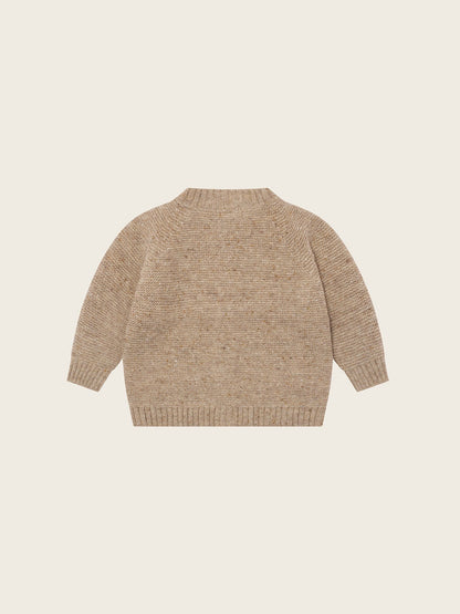 OATMEAL WOOL CARDIGAN [organic zoo] (25AW)