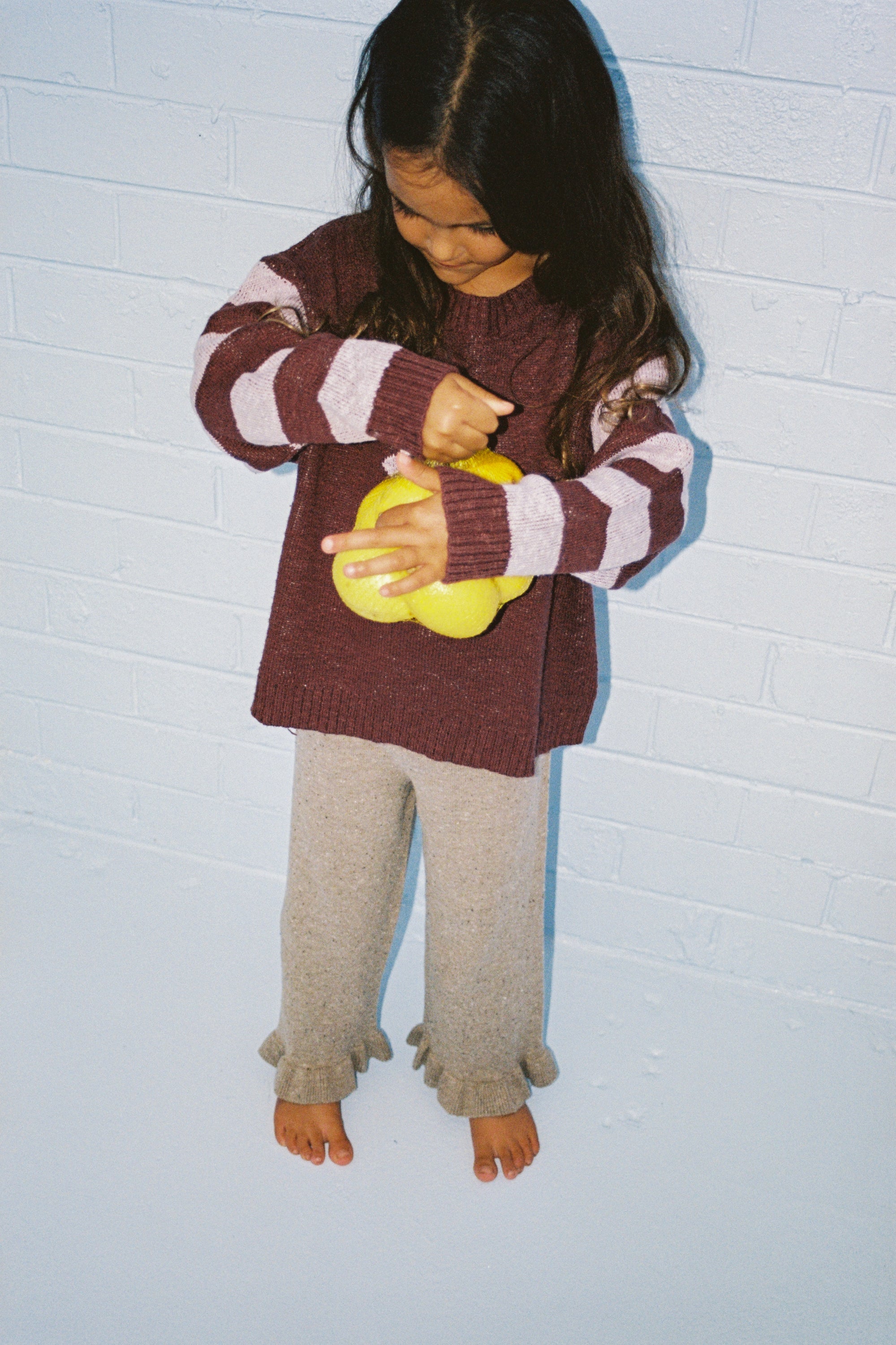 Bloom Knit Pull Over - Plum [GROWN] (26AW) drop2