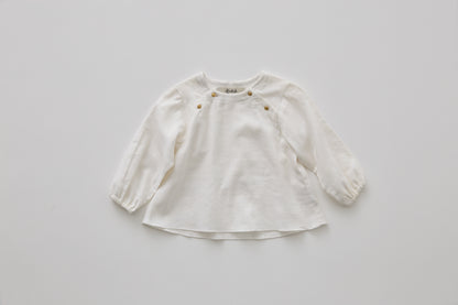 Baby Blouse - White [eLfinFolk / エルフィンフォルク] (25AW•Drop1)