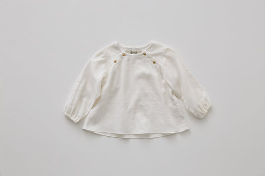 Baby Blouse - White [eLfinFolk / エルフィンフォルク] (25AW•Drop1)