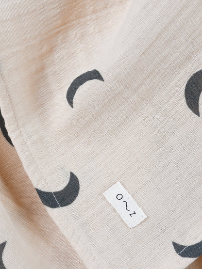 Pebble Midnight Muslin [organic zoo] (core collection)