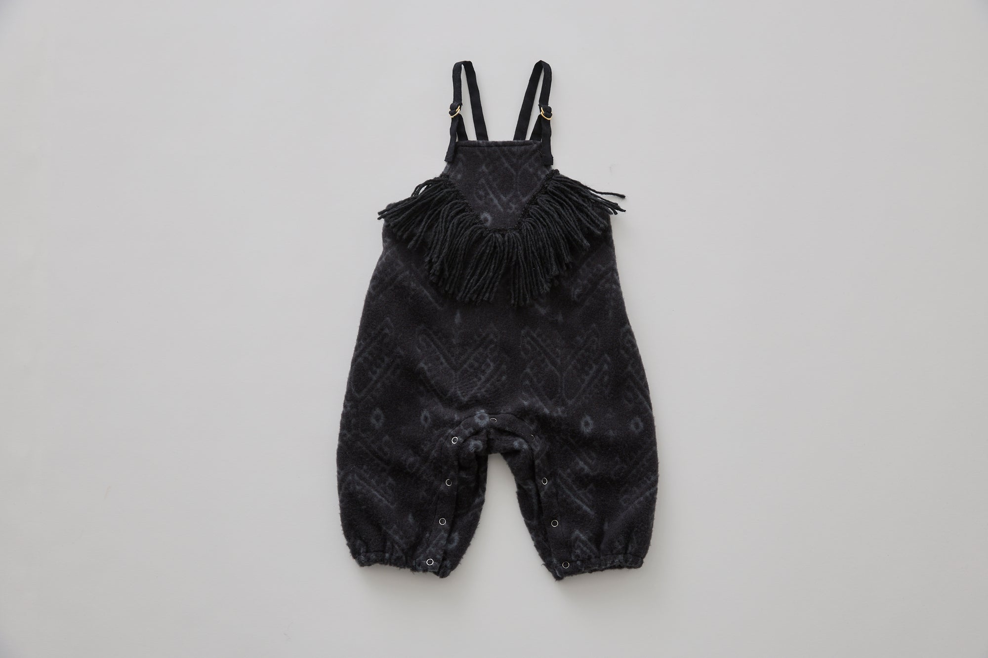 Snow Jacquard Rompers - Black [eLfinFolk ] (25AW•Drop2)