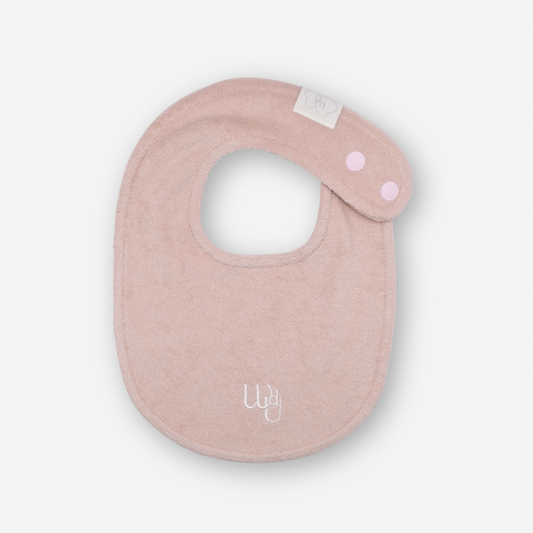 Cloud Terry Bibs - Pastel Pink [wouldU]
