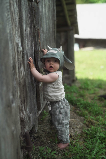 【オーダー会】'COW' LINEN BONNET [SHOMKA] 【2026年4月中旬以降順次発送】