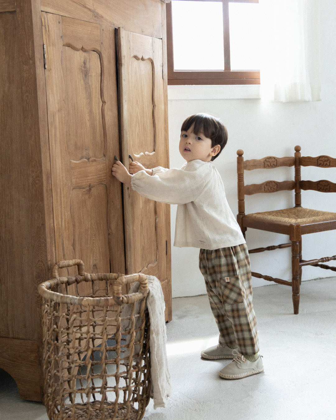 Forest Check Pocket Pants
 [Doucement] (25AW)【2025年10月下旬以降お届け予定】