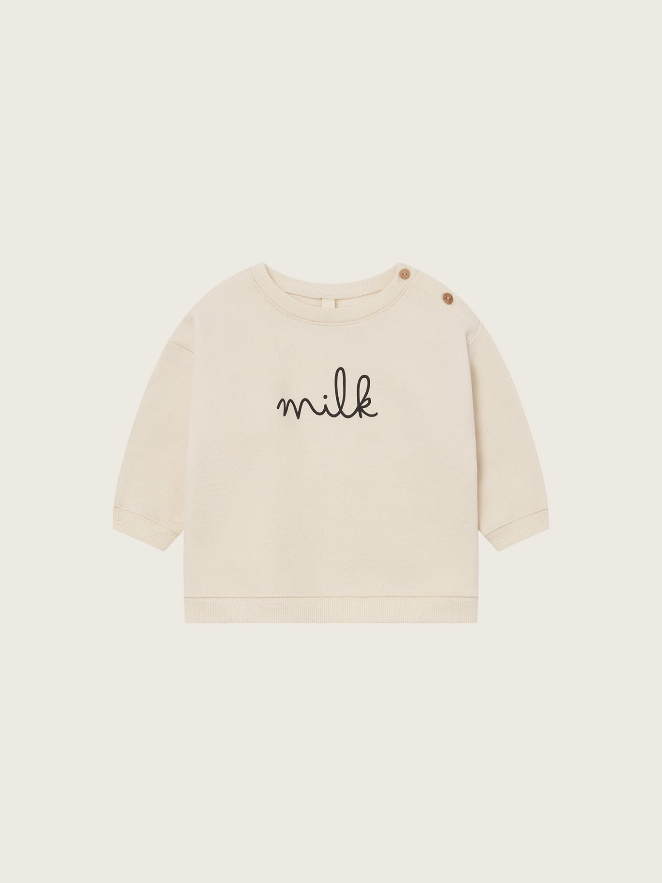 O~Z UNDYED MILK SWEATSHIRT [organic zoo]