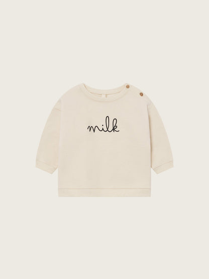 O~Z UNDYED MILK SWEATSHIRT [organic zoo]