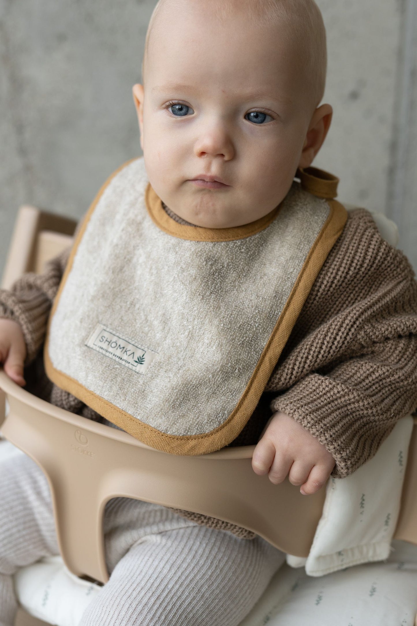 【オーダー会】LINEN BABY BIB - BASIC [SHOMKA/ショムカ] (25AW)
