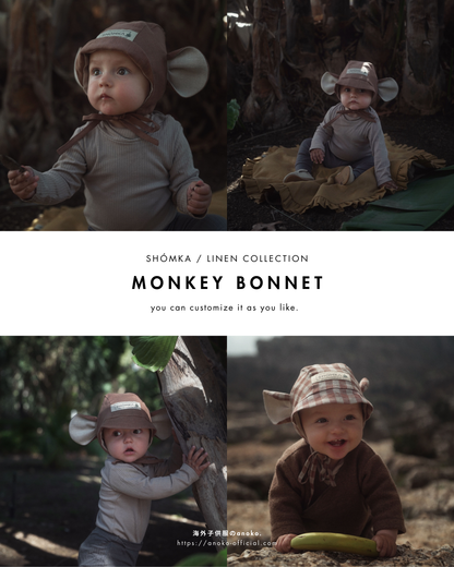 【オーダー会】LINEN BONNET & HAT [SHOMKA/ショムカ] (25SS)