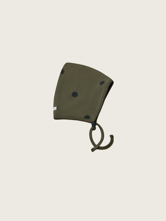 OLIVE DOTS BONNET [organic zoo] (23AW)