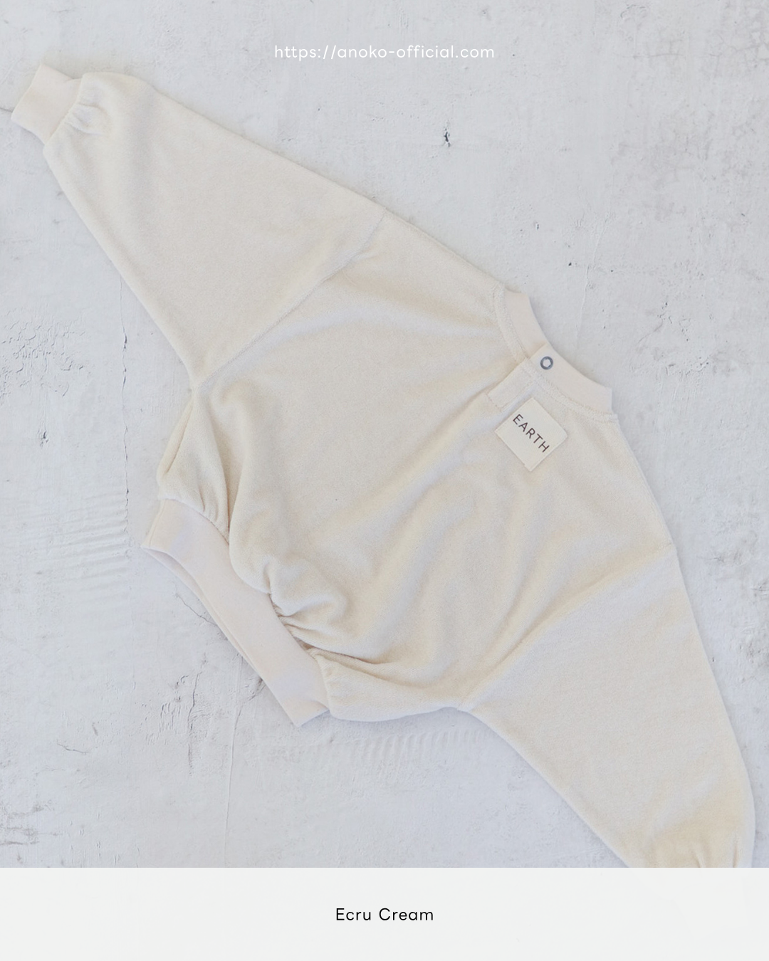 Volume Sweatshirts - Ecru Cream [EARTH THE ARCHIVE] (26AW)