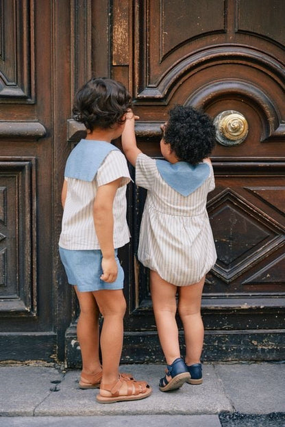 Short SUFFREN- blue denim [Maison Marelle](25SS DROP2)