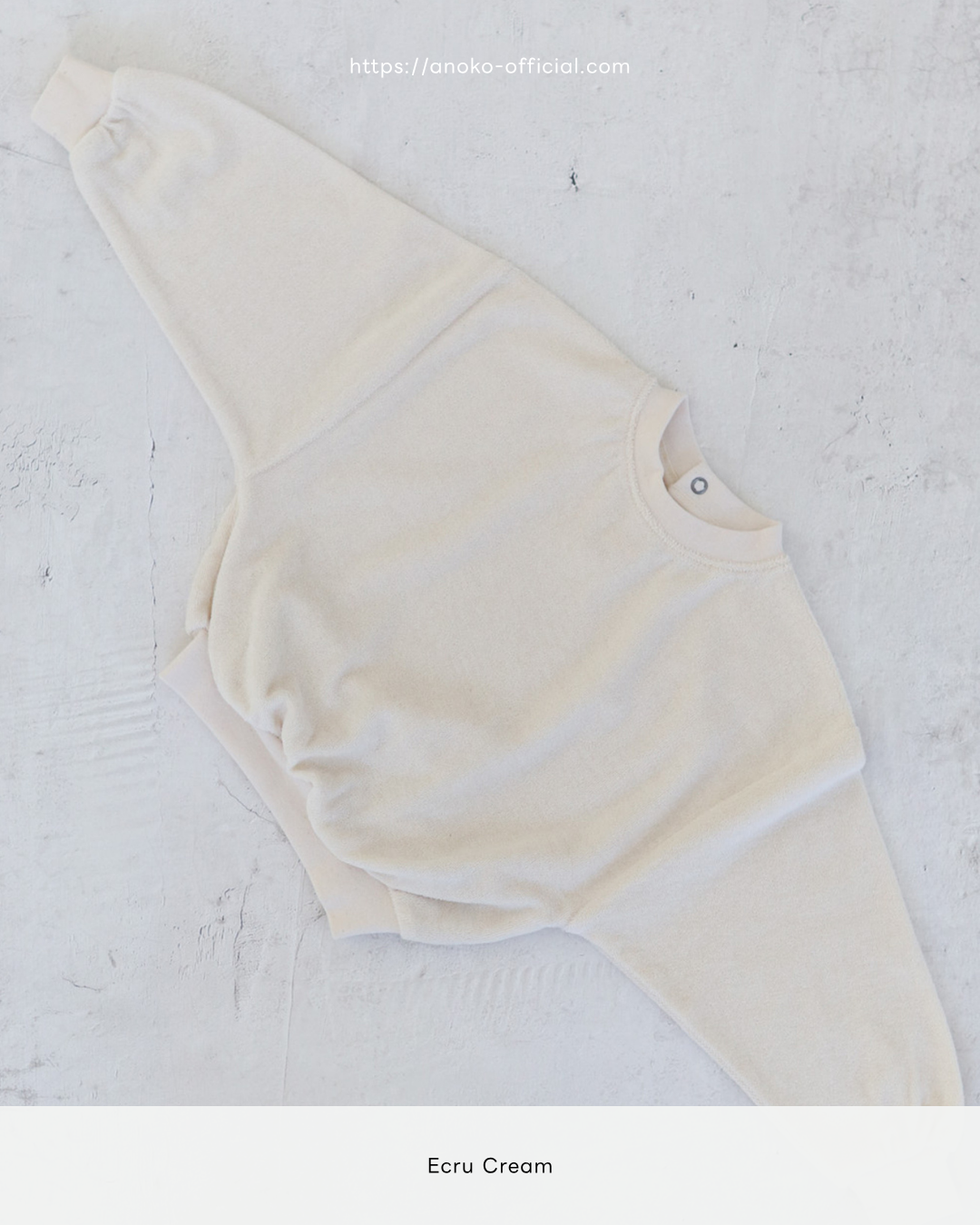 Volume Sweatshirts - Ecru Cream [EARTH THE ARCHIVE] (26AW)