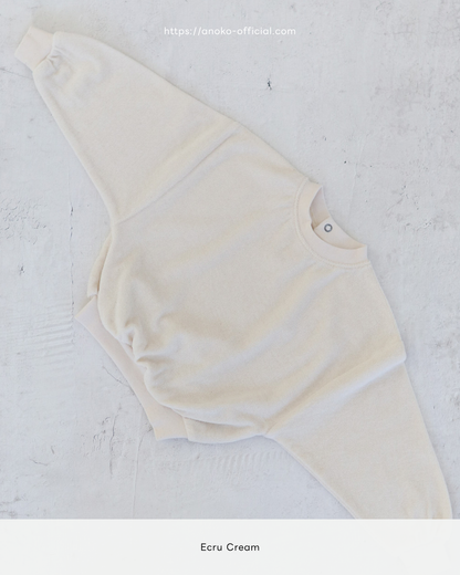 Volume Sweatshirts - Ecru Cream [EARTH THE ARCHIVE] (26AW)