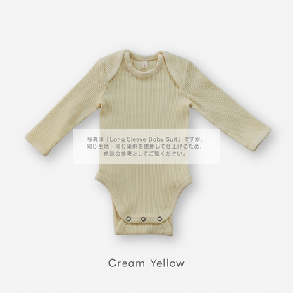【26年11月オーダー会】 Short Sleeve Baby Suit [EARTH THE ARCHIVE] (全4色) 【2026年3月上旬以降お届け予定】