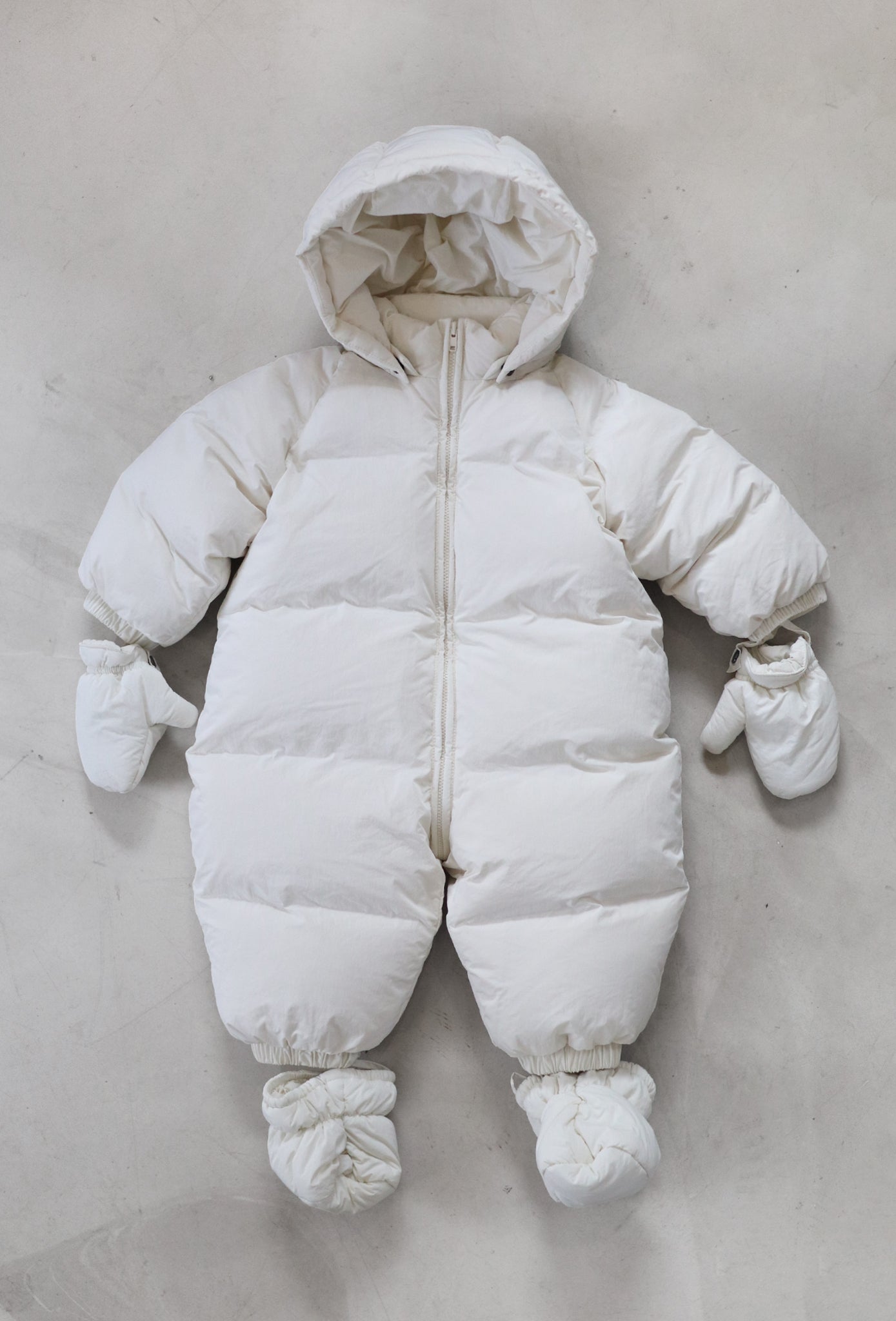 Padded jumpsuit - Cream [EARTH THE ARCHIVE] (26AW)