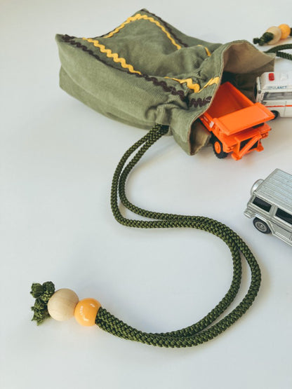 Pochett for toy cars - Pistachio
