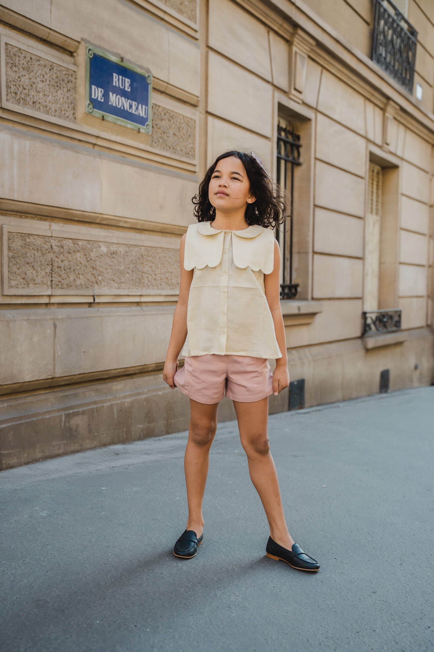 Short SULLY - powder pink [Maison Marelle] (26SS)