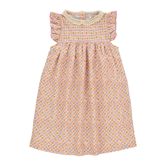 Eloise Dress - Geometric Florals [Bebe Organic] (25SS)