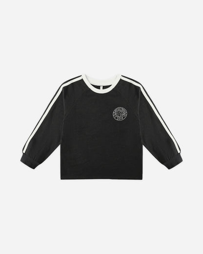 JERSEY LONG SLEEVE TEE - BLACK [Rylee + Cru](25AW Drop2)